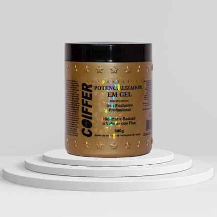 Усиленный гель"POTENCIALIZADOR EM GEL  (500гр) состав для выпрямления (легкая модификация)